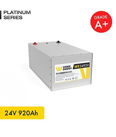 24V 920Ah LiFePO4 Platinum Series Bluetooth'lu Lityum Demir Fosfat Akü 