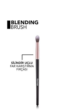 Yuvarlak Uçlu Silindir Far Karıştırma Fırçası - Blending Brush - 016 - 8690604597819