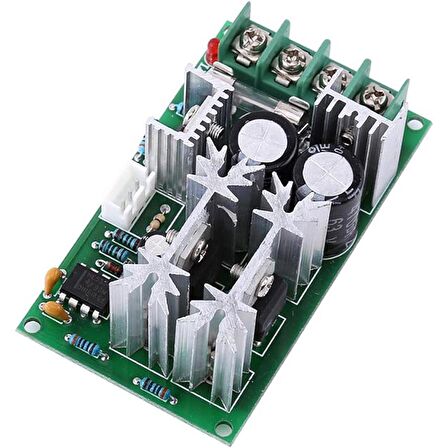 20A DC 10-60V PWM Motor Hız Kontrol Anahtarı Yüksek Güç Hız Kartı Sürücü Modülü Ayarlanabilir