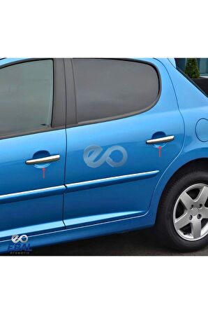 Citroen C3 Krom Kapı Kolu 4 Kapı 2009 Üzeri