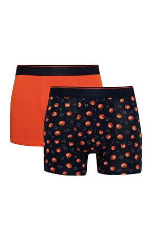 DeFacto Regular Fit Top Baskılı 2'li Boxer Z6145AZNSNV135