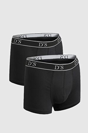 Ds Damat Siyah 2'Li Atlet Boxer Takim 2HCBNORTATBOX