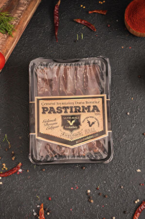 ÇEMENİ SIYRILMIŞ DANA BONFİLE PASTIRMA 100G