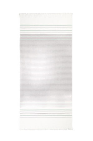 Özdilek Summer Leaf & Stripe 2'li Peştamal Plaj Havlusu 70x150 cm