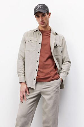 Regular Fit Pamuklu Uzun Kollu Gömlek