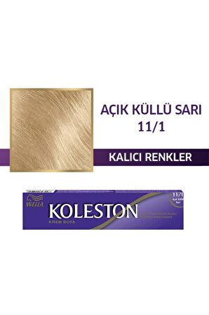 Koleston Single Tüp Boya 11/1 Açık Küllü Sarı x5'li Set