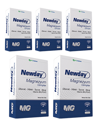 NEWDAY MAGNEZYUM COMPLEX 5X