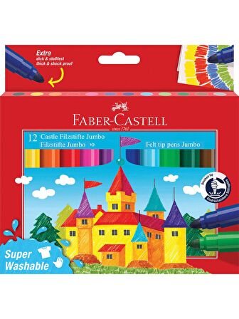 Faber-Castell Okul Öncesi Jumbo Boyama Seti 6 Parça