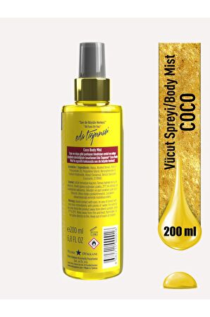 Eda Taşpınar Coco ( Coconut ) Body Mist - 200 ML