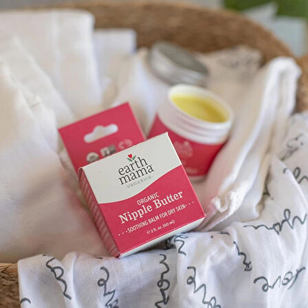 Earth Mama Organic Nipple Butter- Göğüs Ucu- organic Diaper Balm-Pişik Kremi Seti
