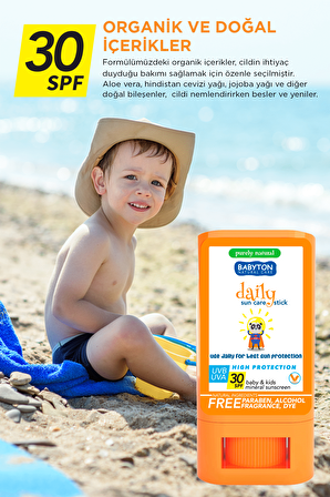 Babyton Doğal Güneş Koruyucu Stick 30 SPF 20 gr