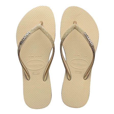 Slim Sparkle II Sand Grey Kadın Terlik