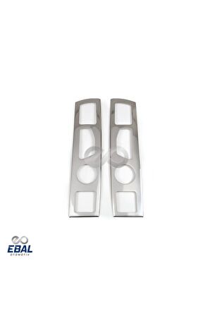 Fiat Ducato Krom ABS Stop Çerçevesi 2 Prç. 2006-2014 Arası