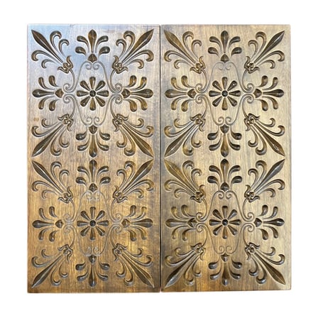 İran’ın El Yapımı Ceviz Ağacı Moarrak İşlemeli Tavla - 50x50 CM