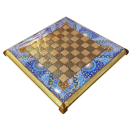 El Yapımı İran Hatem Satranç | 40×40 cm – Kare | İran Üretim