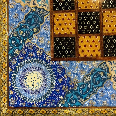El Yapımı İran Hatem Satranç | 40×40 cm – Kare | İran Üretim