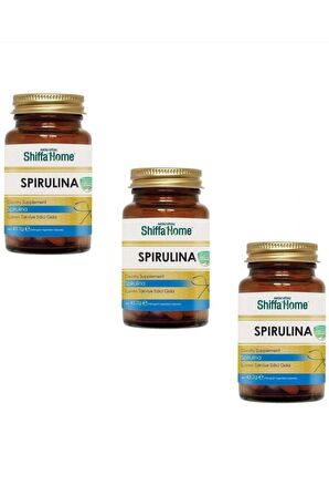 Shiffa Home Spirulina 720 mg 60 Kapsül X 3 Adet
