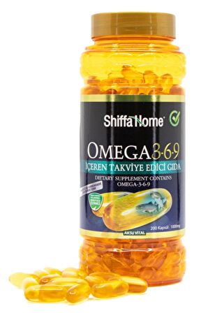 Omega 3 6 9 1000mg 200 Kapsül