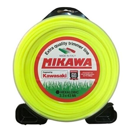 Kawasaki Mikawa Misina 3.3mm 43metre Sarı 6 Köşe Misina