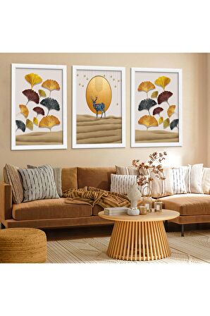 Uçan Balon 100 X 50 Cm Saatli Kanvas Tablo