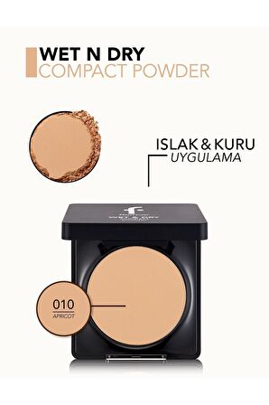 Flormar Wet & Dry Yarı Mat Bitişli Kremsi Kompakt Pudra