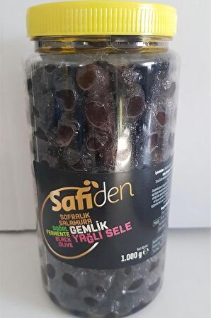 Safiden Siyah Zeytin 1 kg