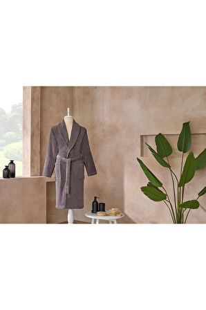 ÖZDİLEK COLOURIST ŞALYAKA BORNOZ ANTRASIT XL BEDEN