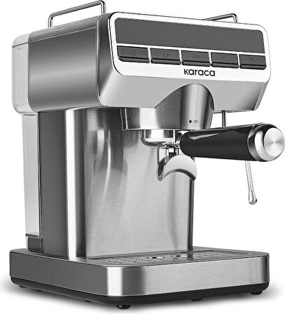 Karaca Coffee Art 1362 Süt Köpürtücülü 20 Bar Basınçlı Espresso Latte Capp. Americano Mak. 1,5L Inox