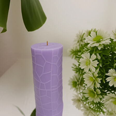 Echo Gül Kokulu Soya Mum - Doğum Günü - Sevgililer Günü - Hediyelik - Aromaterapi