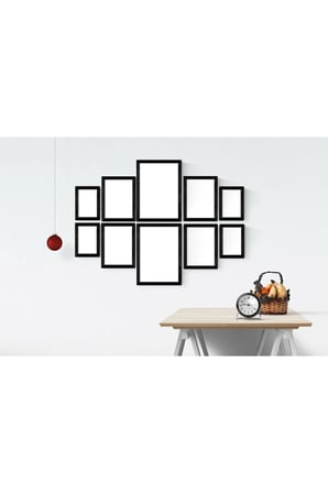 Dekoratif Çerçeve Seti 4 Adet 10 X 15 4 Adet 15 X 21 2 Adet A4 21 X 30 Cm