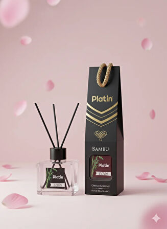 Platin Ecrin Bambu Çubuklu Oda Kokusu 100ml