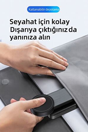 3'ü Bir arada Kablosuz Şarj Cihaz Standı Mage Safe Uyumlu Apple Iphone Android Uyumlu 15W Hızlı Şarj