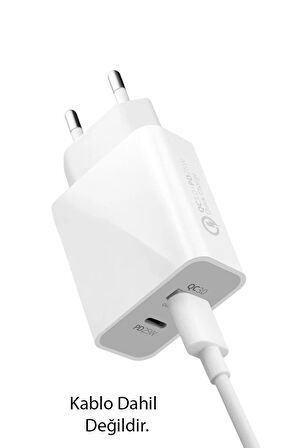 Hızlı Şarj Adaptörü Hızlı Şarj Aleti USB 3.0 / TYPE-C 25W 3.0A HIZLI ŞARJ ALETİ BAŞLIĞI 25W
