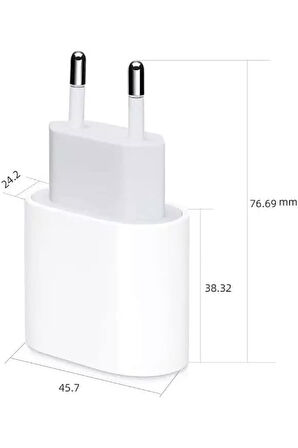 İphone 11, 12, 13 Ve 14 Için Hızlı Şarj Adaptörü Usb-c 25 W Adaptör Ile Uyumlu Apple Şarj Adaptörü