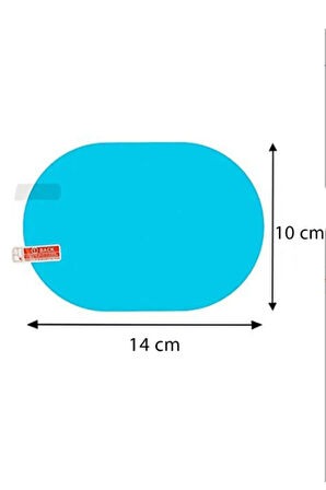 Universal Dikiz Aynası Su Tutmayan Film 2’li Paket Yağmur Kaydırıcı Buğu Önleyici Oto Aksesuar