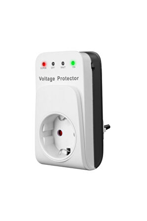 15A 3520W Akım Korumalı Tekli Priz Aşırı Yüksek Gerilim Koruma Dijital Göstergeli