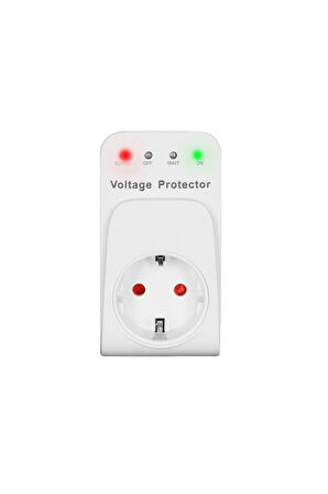 15A 3520W Akım Korumalı Tekli Priz Aşırı Yüksek Gerilim Koruma Dijital Göstergeli