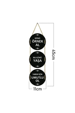 Dünü Örnek Al Duvar Süsü Dekoratif Ahşap Duvar Süsü
