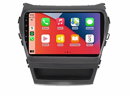 Navismart Multimedya - 4 Çekirdek İşlemci, 4GB RAM, 64GB HAFIZA Hyundai Santafe (2013-2016) ile uyumlu