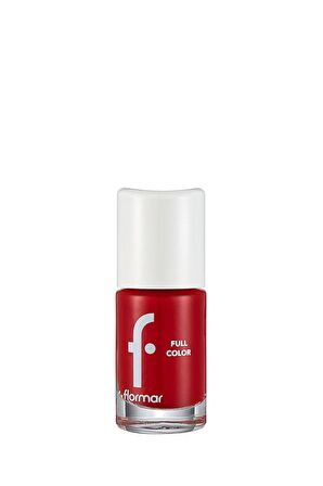 Flormar Yoğun Pigmentli Parlak Oje- Full Color Nail Enamel- Fc08 Optımıstıc Red -8690604310449