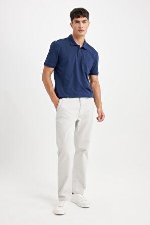 DeFacto New Regular Fit Kısa Kollu Pike Polo Tişört D4610AX24SMNV241