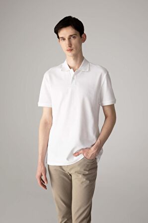 DeFacto Regular Fit Kısa Kollu Basic Düz Pike Kumaş Polo Tişört C1293AX24SPWT34