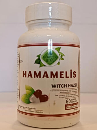 Hamamelis Kapsül (WİTCH HAZEL CAPSULE)