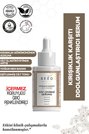 Apibeauty Arı Zehirli Propolisli Anti-Aging Göz Çevresi Bakım Serumu 15ml