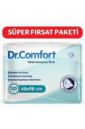 60x90 Yatak Koruyucu Örtü 30'lu 4 Paket 120 Adet