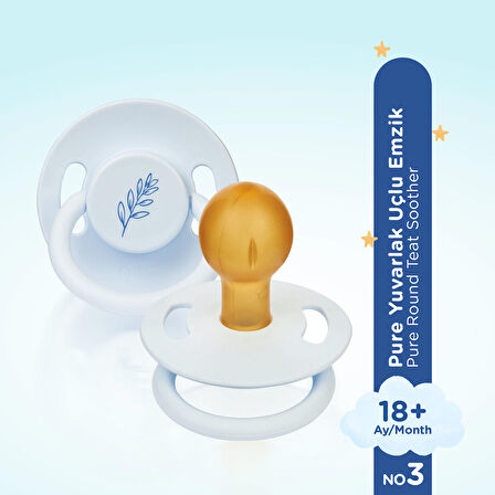 Wee Baby Pure Kauçuk Uçlu Emzik No:3 - Yavru Ağzı