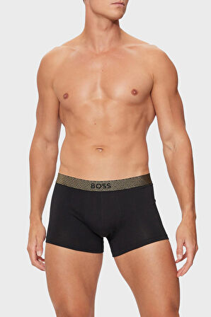 Boss Logolu Streç Pamuklu 2 Pack Boxer Erkek BOXER 50524213 001