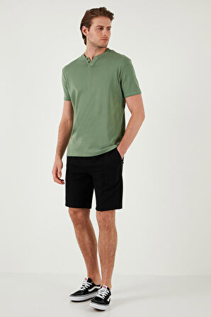 Buratti % 100 Pamuklu V Yaka Slim Fit T Shirt Erkek T SHİRT 5902122