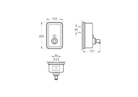 VitrA Arkitekta A44507 Köpük Dispenseri, Krom