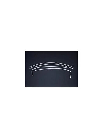 Fiat Egea Cross Krom Cam Üst Çıtası 4 Prç. 2015-2025 Paslanmaz Çelik